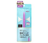 dejavu - Lasting-Fine Adhesive Eyeliner Short Brush Liquid Deep Black