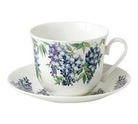 Déjeuner 45 cl et sous-tasse Wisteria Roy Kirkham