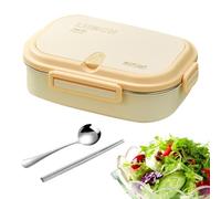 Déjeuner Meal Repas pour aliments Organisateur portable Organisateur de déjeuner portable en acier en acier en acier inoxydable récipient de fuite étanche pour salle à manger boîte à lunch en métal