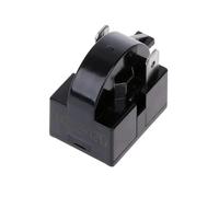 Dejicore Compresseur de réfrigérateur PTC, bornes à 2 broches, 12 Ohm, pièces de relais de démarreur for pièces de réfrigérateur, cuisine domestique, 220V, 1 pièce
