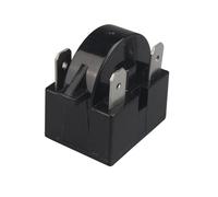 Dejicore Démarreur de relais de compresseur de remplacement QP2-15C, accessoires universels for réfrigérateur, trois Inserts 15 Ohm