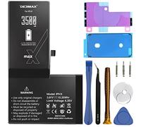 DEJIMAX Batterie pour iPhone X, 3500mAh Haute Capacité 0 Cycle Rechargeable Li-ION Remplacement Batterie pour iPhone X Modèle (A1865 A1901 A1902) avec Kit d'outils et Bandes Adhésives