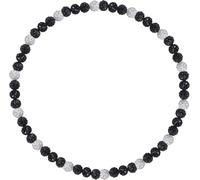 DEJIN Collier de baseball pour homme et femme, collier de perles de baseballer, collier unisexe avec strass et boules disco, Pierre