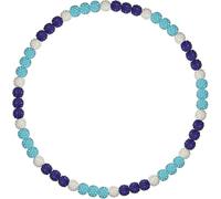 DEJIN Collier de baseball pour homme et femme, collier de perles de baseballer, collier unisexe avec strass et boules disco, Pierre