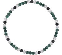 DEJIN Collier de baseball pour homme et femme, collier de perles de baseballer, collier unisexe avec strass et boules disco, Pierre