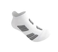 DEJIN Lot de 10 paires de chaussettes de sport unisexes extensibles à 360 ° - Taille unique - Respirantes - Coupe basse - Pour homme et femme, Noir 5 + Blanc 5, Taille unique