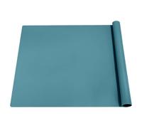 DeJivsin Grand Tapis en Silicone 70 x 50 cm, Gris et vert, Tapis Peinture Enfant, Sous-main de Bricolage en Silicone, Pour Table et Plan de Travail Cuisine, Resine Epoxy