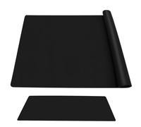DeJivsin Grand Tapis en Silicone 70 x 50 cm, Tapis de Cuisson en Silicone, Extra Large Tapis de Cuisson Noir, Anti-adhésive pour Plans de Travail, pour Plans de Travail
