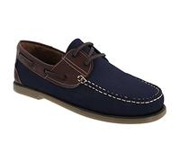 Dek - Chaussures Bateau - Homme (40 EUR) (Bleu Marine/Nubuck Marron)