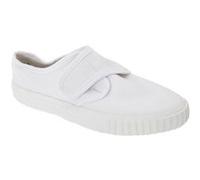Dek - Chaussures scratch en toile - Garçon (30 EUR) (Blanc) - UTDF885 Blanc