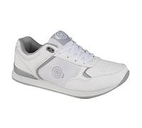 DEK Kitty Mesdames Womens Lacez Bowling Chaussures/formateurs Blanc/gris UK 4