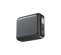 DEKA Batterie Externe 10000 mAh, Power Bank en Plastique Recy vec Câbles Intégrés USB-C et Lightning, Charge Rapide, Compacte pour Smartphone et Appareils Mobiles