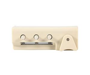 Dekaim Accessoire de machine à tricoter en métal L/R A133-136 Pièces de rechange pour Brother KH860 KH880 KH868 KH871 KH881 KH891, accessoire pour compteur de rangées pour anche argentée