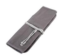 Dekaim Sac de Pinceau de Toile, Grande Capacité Récepteur, Rideau pour Stylo à Dessin Aquarelle Gouache Peinture à l'Huile et Maquillage