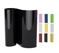 Dekaim Vinyle de transfert thermique pour Cricut HTV - 30,5 cm x 1,8 m - Pour bricolage, vêtements, logos, chapeaux, tissus, chaussures et autres textiles - Noir