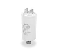 DEKAROX Condensateur universel 15 µF 450 V Ø 40 x 70 mm avec cosses enfichables AMP 6,3 mm Vis de fixation M8 CBB60 Condensateur de démarrage et de course du moteur pour appareils électroménagers