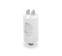 DEKAROX Condensateur universel 16 µF 450 V Ø 40 x 70 mm avec cosses enfichables AMP 6,3 mm Vis de fixation M8 CBB60 Condensateur de démarrage et de course du moteur pour appareils électroménagers