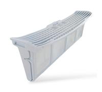DEKAROX Filtre à peluches pour AEG Electrolux 136601901/4 1366019014 325 x 310 x 75 mm - Sac filtrant en plastique blanc pour sèche-linge comme EDC EDE EDP ZDC ZDP