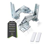 DEKAROX Kit charnière de porte pour Bosch Siemens 481147 00481147 pour Electrolux AEG 4071314258 pour Küppersbusch 430332 pour Miele 5546050 pour réfrigérateur congélateur