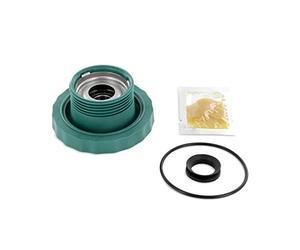 DEKAROX Kit de roulement gauche pour AEG Electrolux 407143096/3 4071430963 avec roulement à billes 6203 ZZ joint torique graisse pour côté conducteur dans la machine à laver à chargement par le haut
