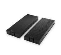 DEKAROX Lot de 2 filtres à charbon actif 250 x 95 mm pour hottes aspirantes Gorenje 182192 Candy Hoover 49016876 Samsung DG81-00559A