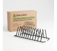 DEKAROX Lot de 2 inserts de panier supérieur pour Bosch Siemens 12004140 - Pour Logixx, Silence Plus, Série 4, Série 6, Avantixx, Maxx