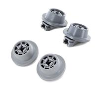 DEKAROX Lot de 4 roulettes inférieures pour panier inférieur de lave-vaisselle Bosch Siemens 611475 00611475 comme iQ100 iQ300 iQ500 iQ700 Avantixx Maxx Logixx SilencePlus série 2 série 4 série 6