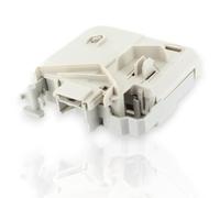 DEKAROX Relais de verrouillage pour Bosch Siemens 616876 00616876 613070 00613070 EMZ 881 68 x 67 x 30 mm pour machines à laver comme EcoLogixx Maxx VarioPerfect Logixx Exxcel Extraklasse iQ500 iQ700