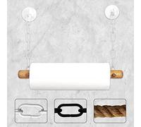 DEKAZIA® sopalin essuie Tout Bois Porte essuie Tout Blanc Porte sopalin devidoir essuie Tout Mural Support sopalin derouleur Porte Rouleau essuie Tout dérouleur essuie Tout Distributeur