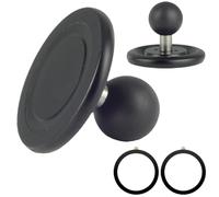 DEKEENSTAR Base de Support de téléphone magnétique avec Boule de 2,5 cm de Taille B pour iPhone 16/15/14/13/12 Compatible avec Les Supports RAM Taille B Double Prise Bras magnétique pour Voiture