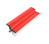 DEKEones Lame d'écrémage de 40 cm, spatule de lissage en acier inoxydable pour cloison sèche pour grande zone de travail, décoration murale, outil de construction