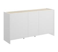 DEKIT GRUPO RIMOBEL KLOE - Buffet à 3 Portes - 76 x 138 x 42 cm - Blanc