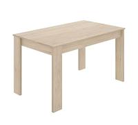 DEKIT GRUPO RIMOBEL Sami Table de Salle à Manger ou Cuisine Fixe, Mélamine, chêne Naturel, 77x139x81 cm
