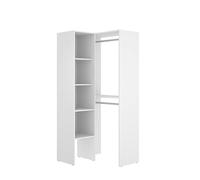 Dressing d'angle - L79 cm - Blanc - FERDINAND