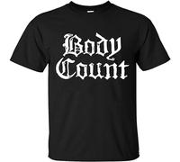 DEKKRYLABZAA Casual T-Shirt Mens Body Count LogoRound Neck Black S