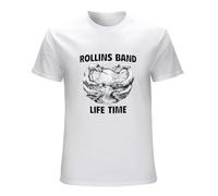 DEKKRYLABZAA Men's T-Shirt Rollins Band Life Time Black S