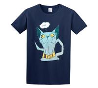 DEKKRYLABZAA Street T-Shirt Take Saga'S Lying Cat Logo Black L