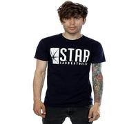 DEKKRYLABZAA Trendy T-Shirt Flash TV Star Laboratories Men's Black M