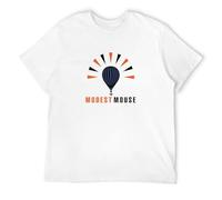 DEKKRYLABZAA Trendy T-Shirt Modest Mouse Logo Indie Band Mens Black 3XL