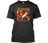 DEKKRYLABZAA Trendy T-Shirt Terror Always The Hard Way American Beatdown Hardcore BandSize L-2Xl Black S