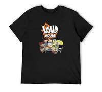 DEKKRYLABZAA Trendy T-Shirt The Loud House Black L