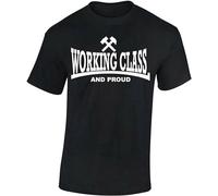 DEKKRYLABZAA Trendy T-Shirt Working Class Skinhead Oi Punk Streetpunk Skin Head 1969 Black Black XL