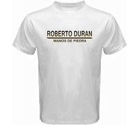 DEKKRYLABZAA Unisex T-Shirt Roberto Duran Manos De Piedra Boxing Legend Men's Black XL