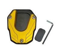 DEKKRYNFV Accessoires de moto pour CBR650 Kickstand Pied Side Support Agrandissement Pad Plaque latérale Extension Pad Extension Plaque en alliage d'aluminium Béquille