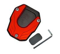 DEKKRYNFV Accessoires de moto pour CBR650 Kickstand Pied Side Support Agrandissement Pad Plaque latérale Extension Pad Extension Plaque en alliage d'aluminium Béquille
