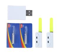 DEKKRYNFV Bâton lumineux LED pour canne à pêche - Lampe d'alarme d'extérieur étanche - Pointe de canne à pêche - Accessoire de pêche - Grand outil de nuit LED