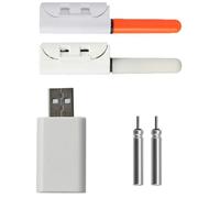 DEKKRYNFV Bâton lumineux LED pour canne à pêche - Lampe d'alarme d'extérieur étanche - Pointe de canne à pêche - Accessoire de pêche - Grand outil de nuit LED