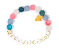 DEKKRYNFV Bracelet élégant en acrylique léger avec lettre pour porter au quotidien ou à l'amitié, taille unique, Comme décrit