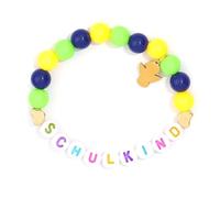 DEKKRYNFV Bracelet élégant en acrylique léger avec lettre pour porter au quotidien ou à l'amitié, taille unique, Comme décrit