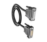 DEKKRYNFV Câble DB15 haute vitesse DB15 femelle vers mâle Technologie de double blindage pour une transmission de données fiable 150 cm